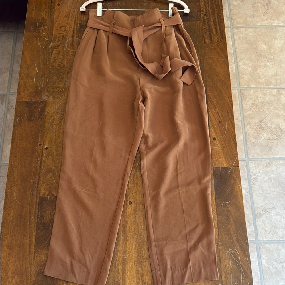 H&M Brown Trousers for Effortless Style size 10